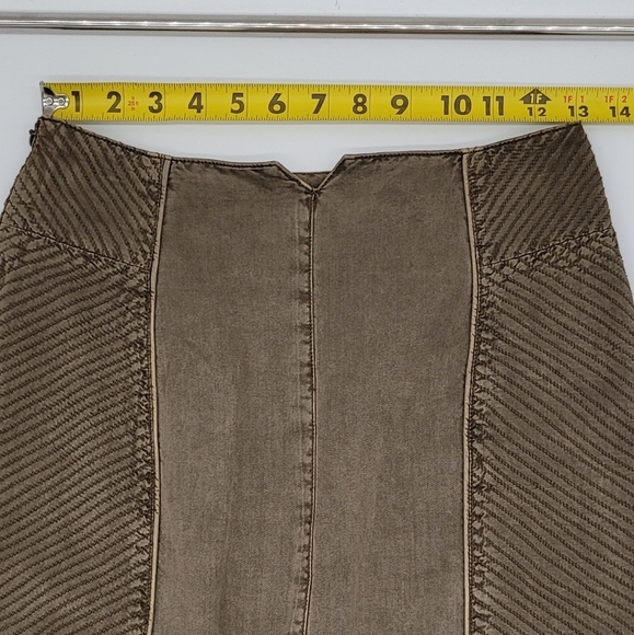 Millard Fillmore VTG Pencil Skirt Sz 26 Bohemian - Picture 5 of 14